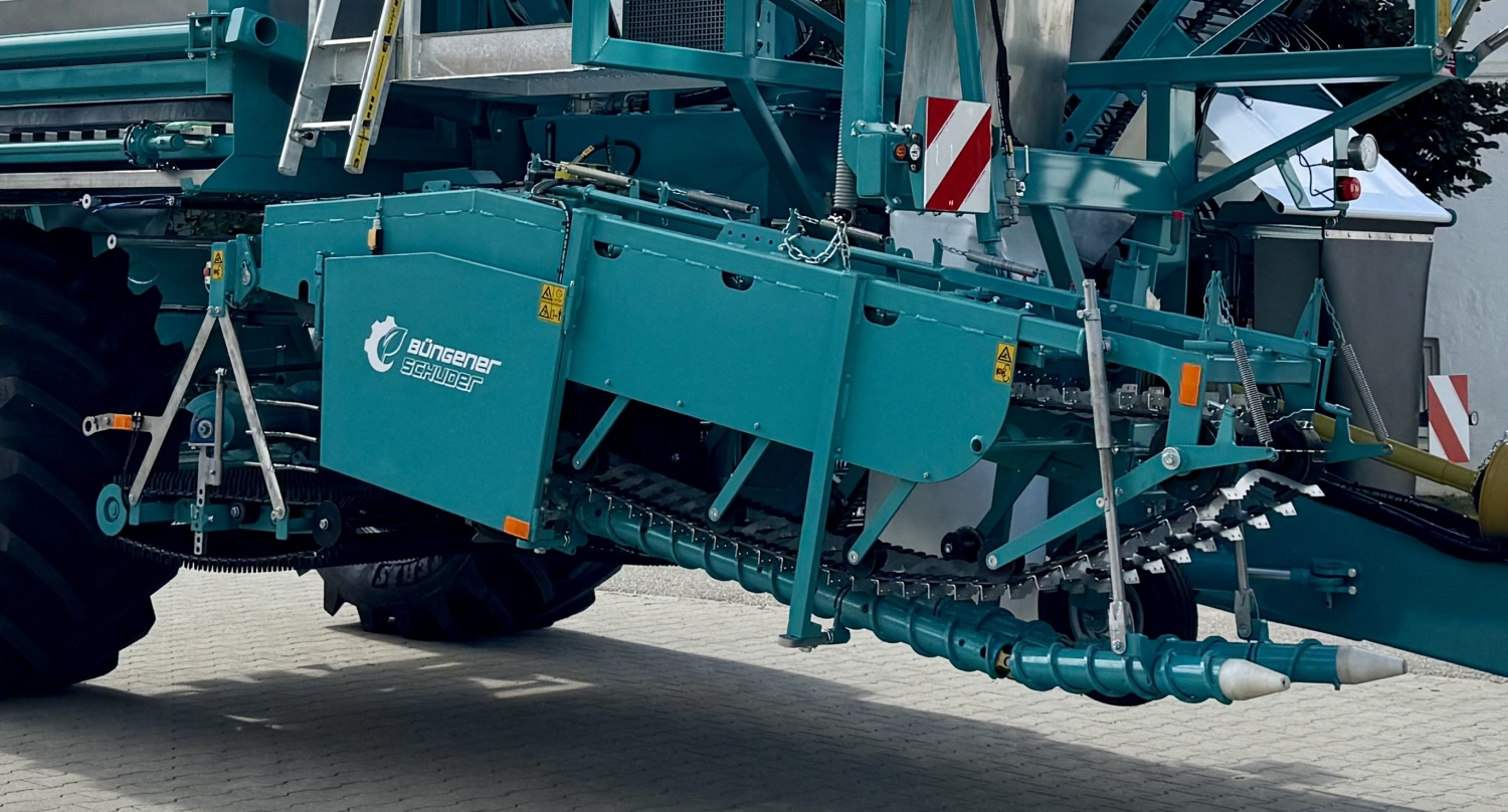 Kohl und Kraut-Erntemaschine